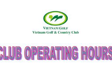 CLUB OPERATING HOURS